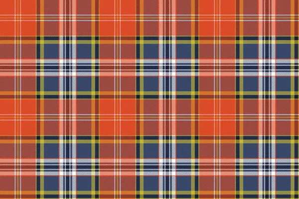 Textiel Tartan Geruite Naadloze Structuurpatroon Vectorillustratie — Stockvector