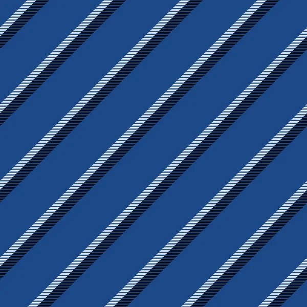 Modré Pruhované Pozadí Diagonální Textilie Textura Vektorové Ilustrace — Stockový vektor