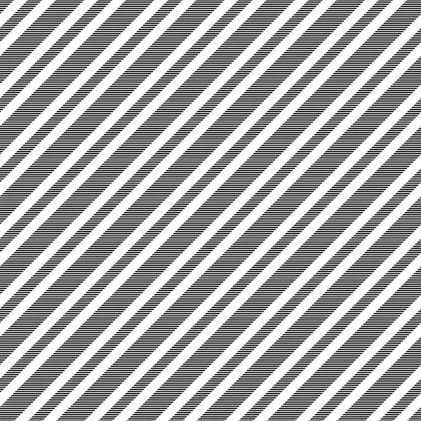 Schwarz Weiße Diagonale Textur Seamles Muster Vektorillustration — Stockvektor