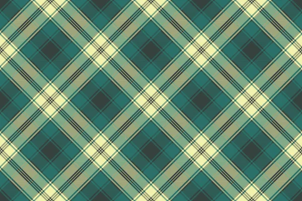 Yeşil klasik ekose seamless modeli. Vektör çizim.