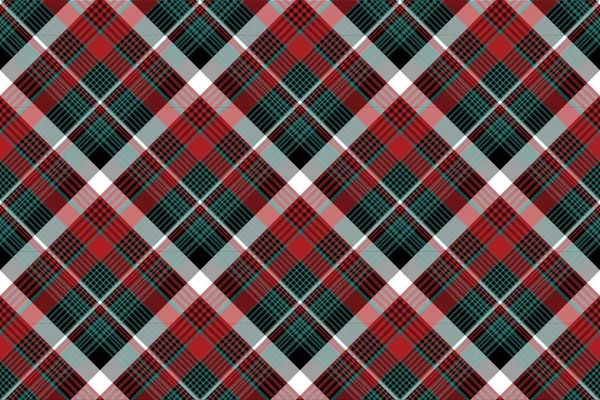 Kırmızı yeşil ekoseli sorunsuz arka plan kontrol edin. Düz tasarım. Vektör çizim.