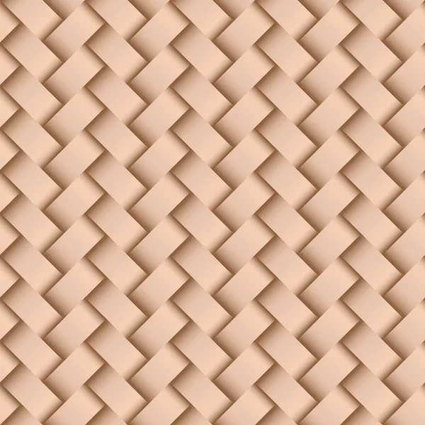 Textura Cuero Beige Tejiendo Patrón Sin Costura Fondo Vectorial — Vector de stock