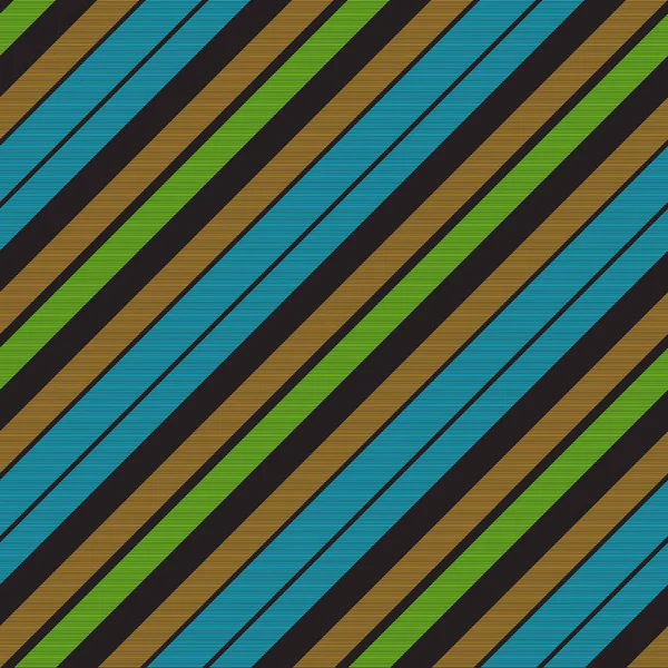 Black Striped Fabric Texture Seamless Pattern Vector Illustration — Stock Vector