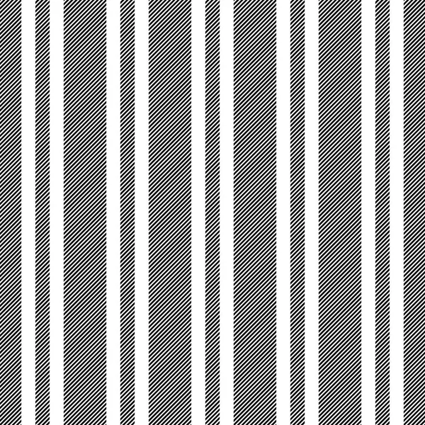 Black White Abstract Striped Seamless Pattern Vector Illustration — Stock Vector