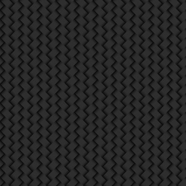 Vektör siyah arka plan soyut hasır doku seamless modeli