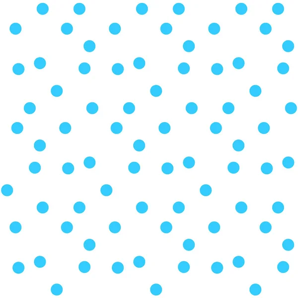 Blauwe Willekeurige Stippen Een Witte Achtergrond Naadloze Patroon Vector — Stockvector