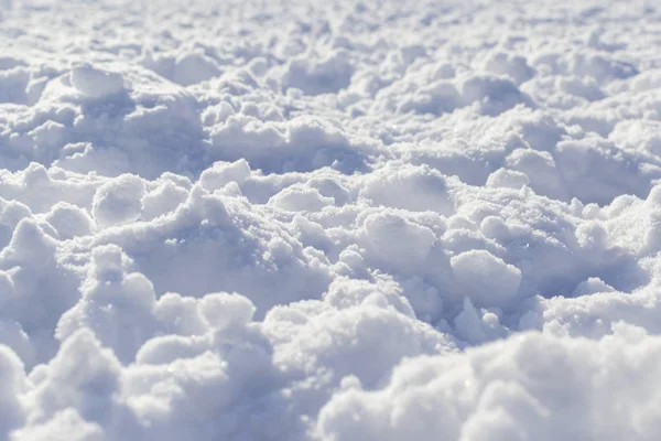 Tiefe Brüchige Schnee Textur Perspektive Foto — Stockfoto