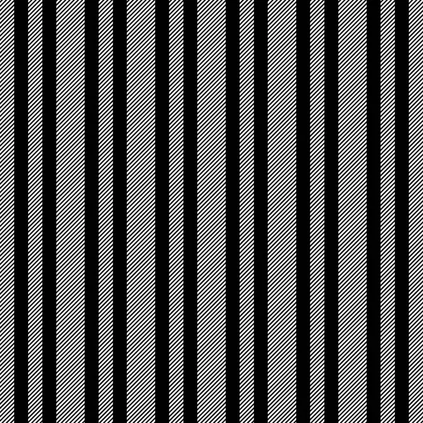 Black White Stripes Seamless Texture Vector Illustration — Stock Vector