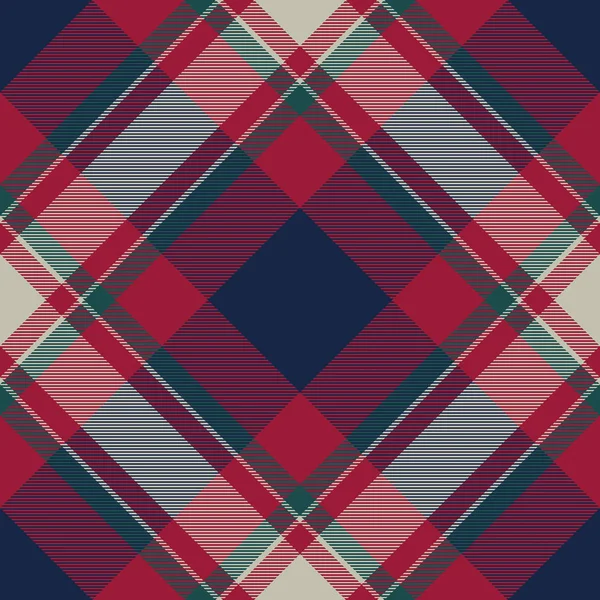 Tissu Fond Tartan Texture Motif Sans Couture Design Plat Illustration — Image vectorielle