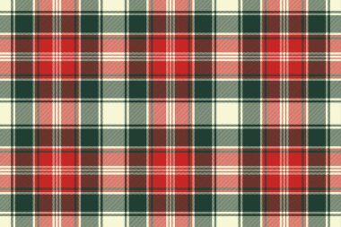 Kumaş doku ekose seamless modeli kontrol edin. Vektör çizim.