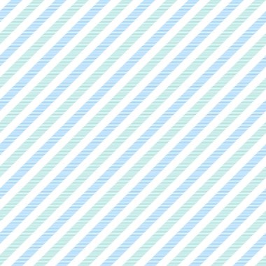 Mavi yeşil pastel renk çizgili seamless modeli. Vektör çizim.