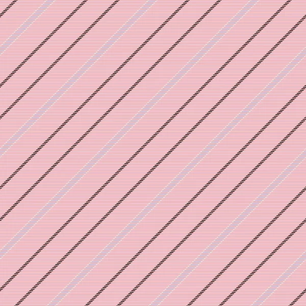 Textura Diagonal Rosa Elegante Padrão Listrado Sem Costura Ilustração Vetorial — Vetor de Stock