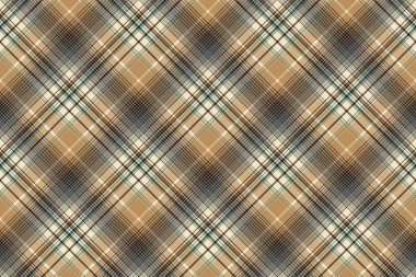 Bej soyut ekose seamless modeli. Vektör çizim.