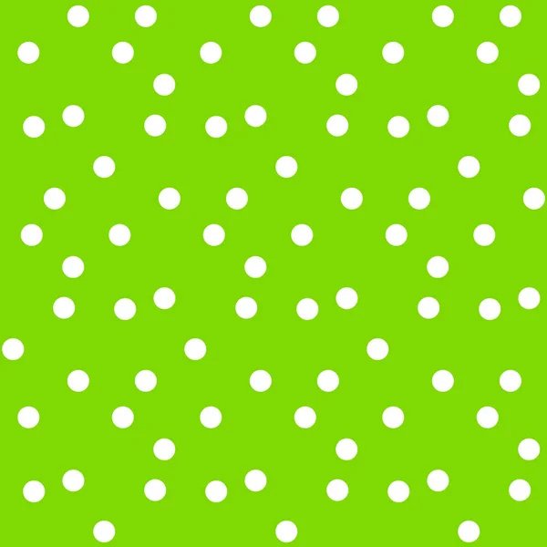 Ярко Зеленый Летний Фон Случайные Круги Бесшовный Векторный Узор — стоковый вектор