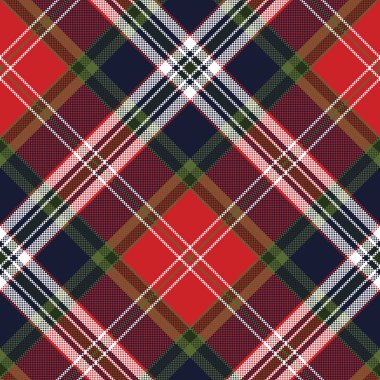 Piksel seamless modeli onay kumaş dokusu. Vektör çizim.