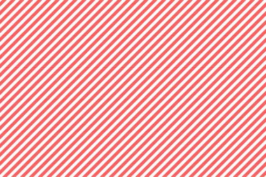 Kırmızı beyaz çizgili kumaş doku seamless modeli. Vektör çizim.