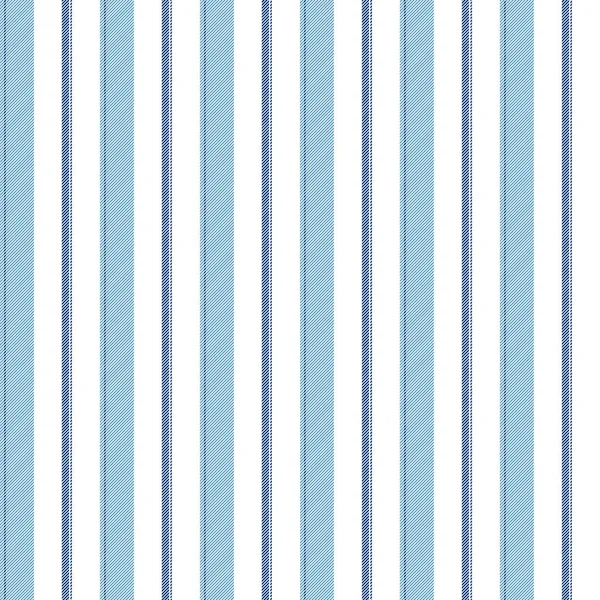 青いストライプ クラシック テクスチャのシームレスなパターン ベクトル図 — ストックベクタ