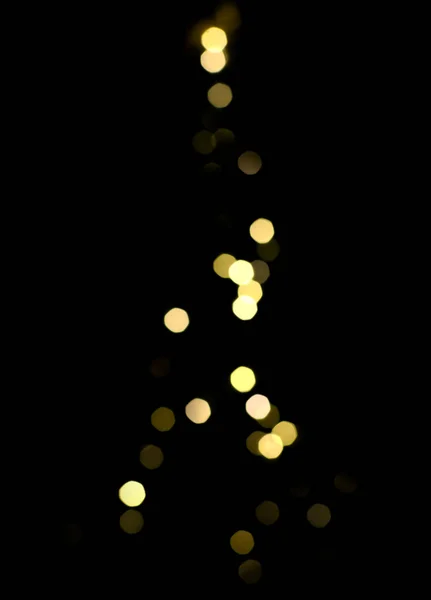 Bokeh Auf Dem Weihnachtsbaum Vertikalen Hintergrund Urlaubsfoto — Stockfoto