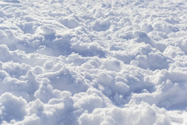 Inverno Textura Pilha Neve Profunda Perspectiva Foto — Fotografia de Stock