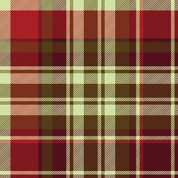 British Classic Check Plaid Seamless Pattern Vector Illustration — Stock Vector