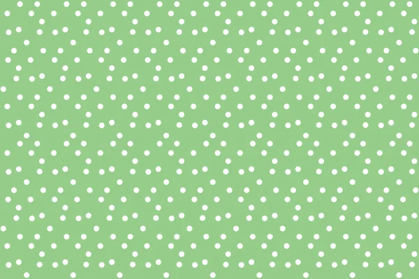 Grün Vintage Polka Hintergrund Nahtlose Mustervektor — Stockvektor