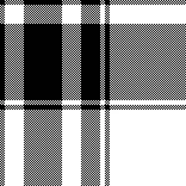 Μαύρο Λευκό Καρό Απρόσκοπτη Πίξελ Μοτίβο Εικονογράφηση Διάνυσμα — Διανυσματικό Αρχείο
