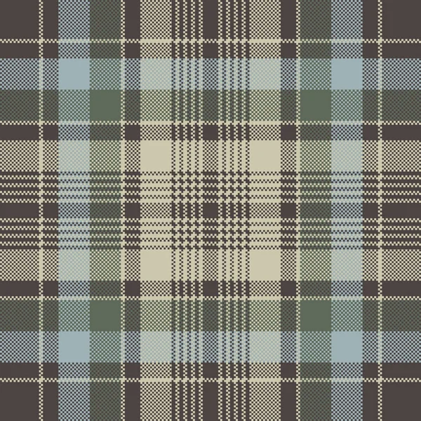 Classic Check Plaid Seamless Pixel Pattern Vector Illustration — Stock Vector