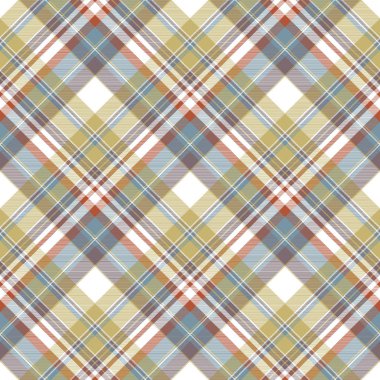 Kumaş doku çapraz seamless modeli denetleyin. Düz tasarım. Vektör çizim.