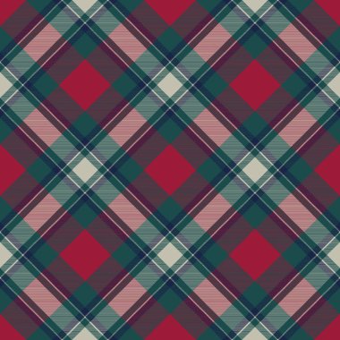 Arka plan doku Dikişsiz desen kumaş kontrol edin. Düz tasarım. Vektör çizim.