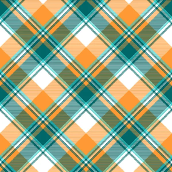 Patrón Sin Costura Textura Tela Diagonal Naranja Ilustración Vectorial — Archivo Imágenes Vectoriales