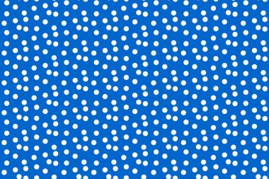 Dağınık nokta mavi polka arka plan seamless modeli. Vektör çizim.