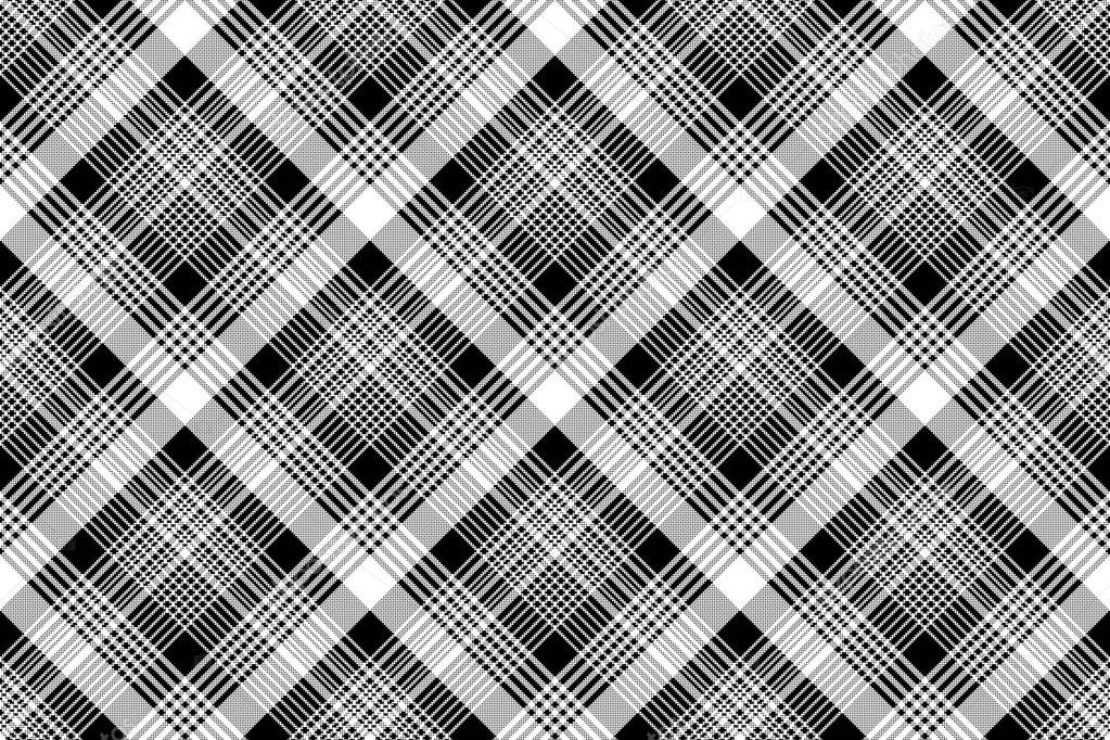 Tartan Plaid Black White Fabric Texture Seamless Pattern Vector Illustration Premium Vector In Adobe Illustrator Ai Ai Format Encapsulated Postscript Eps Eps Format