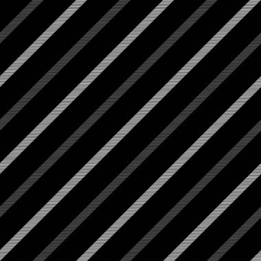 Kesintisiz çizgili siyah diyagonal doku desen. Vektör çizim.