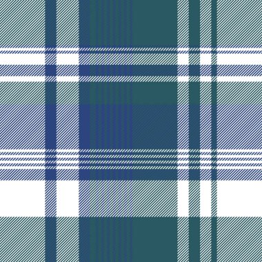 Çapraz kumaş doku ekose seamless modeli. Vektör çizim.