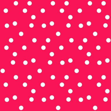 Modern kırmızı polka plan sorunsuz tasarlamak vektör