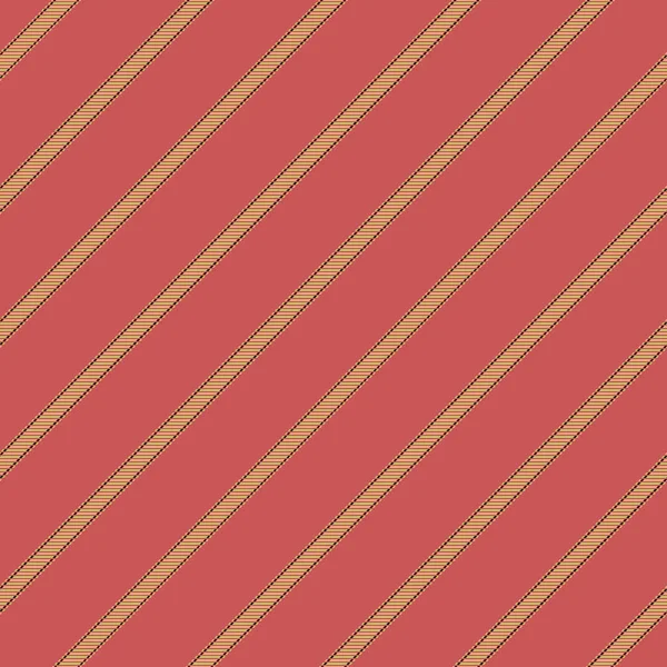 Vintage Red Striped Background Seamless Pattern Vector Illustration — Stock Vector