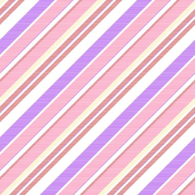 Pembe mor çizgili sorunsuz kumaş dokusu. Vektör çizim.