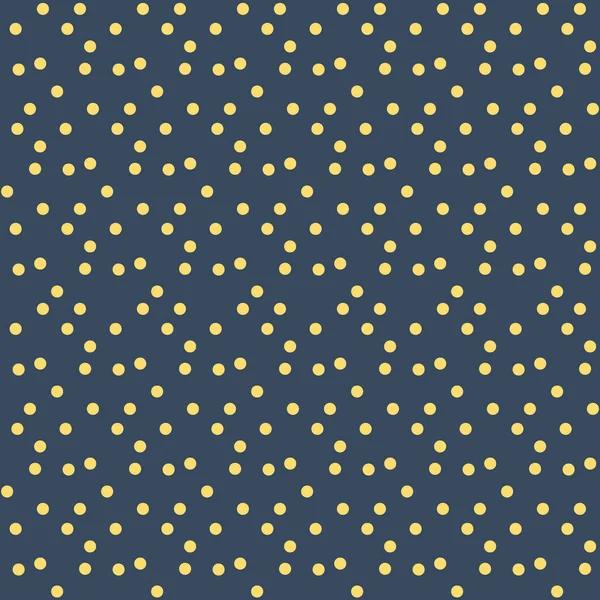 Cielo Nocturno Estrellas Fondo Puntos Patrón Vectorial Sin Costuras — Archivo Imágenes Vectoriales