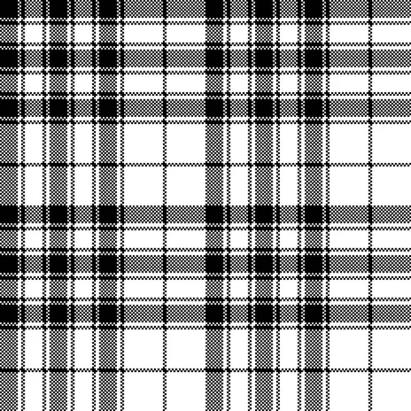 Pride Skottland Tartan Kontrollera Pläd Pixel Sömlösa Mönster Vektorillustration — Stock vektor