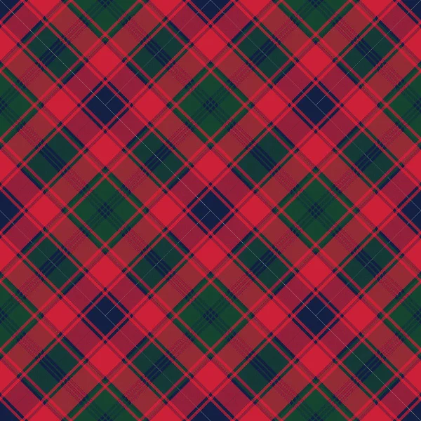 Pläd Tartan Tyg Textur Pixel Sömlösa Mönster Vektorillustration — Stock vektor