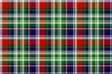 Classic plaid seamless pattern. Vector illustration. clipart