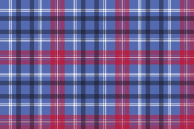 Tartan seamless modeli onay kumaş dokusu. Vektör çizim.