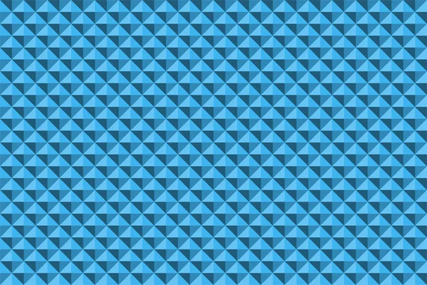 Blaues Abstraktes Relief Pyramidenstruktur Nahtloses Muster Vektorhintergrund — Stockvektor