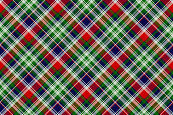 Classic plaid seamless pattern. Vector illustration.