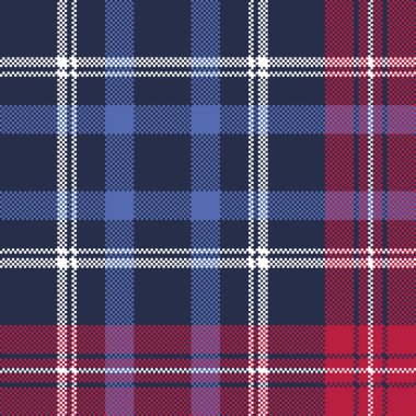 Mavi piksel doku ekose seamless modeli. Vektör çizim.