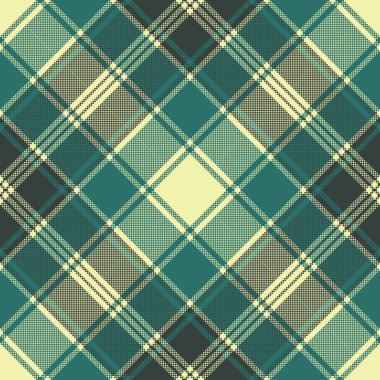 Tartan ekose piksel seamless modeli. Vektör çizim.