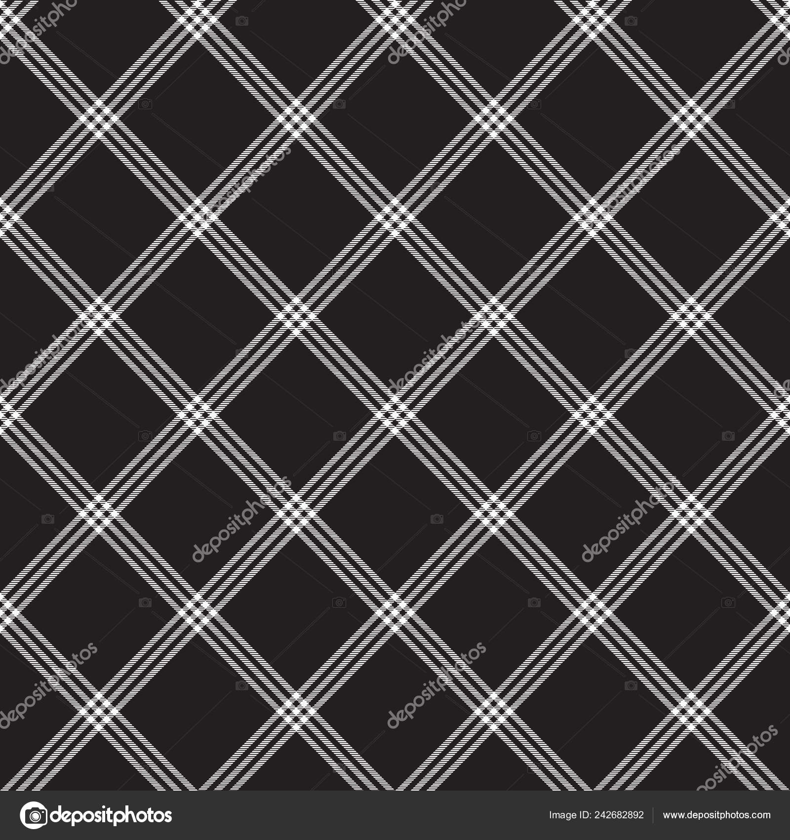 pic Pattern Black And White Checkered Fabric black white check plaid fabric texture seamless pattern vector illustration vector image by c ankmsn vector stock 242682892