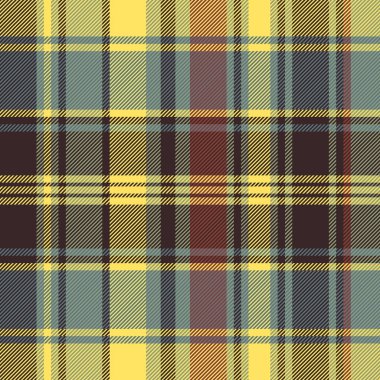 Dikişsiz desen onay ekose kumaş dokusu. Vektör çizim.