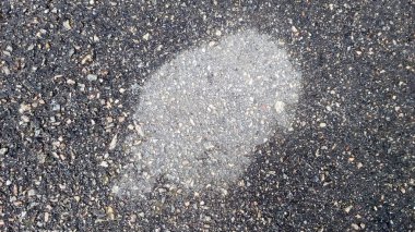 Asfalt dokusu. Kuru parça kopya alanı arka plan ile ıslak