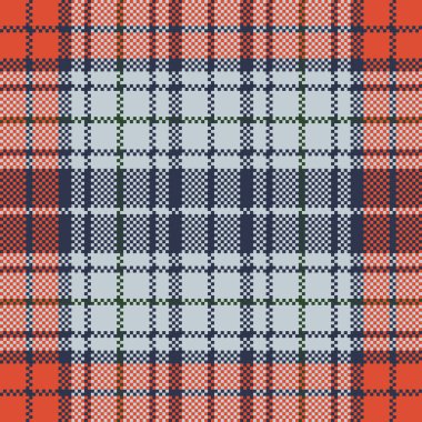 Turuncu mavi ekose piksel doku kontrol